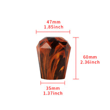 Load image into Gallery viewer, BRAND NEW JDM 60mm Universal Diamond Fire Aluminum Manual Gear Stick Shift Knob Shifter M8 M10 M12