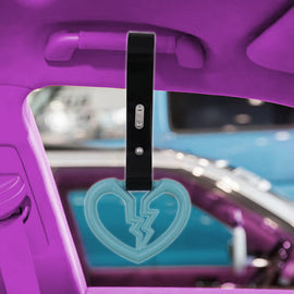 Brand New Broken Heart Teal JDM TSURIKAWA Ring Subway Train Bus Handle Strap Charm Drift