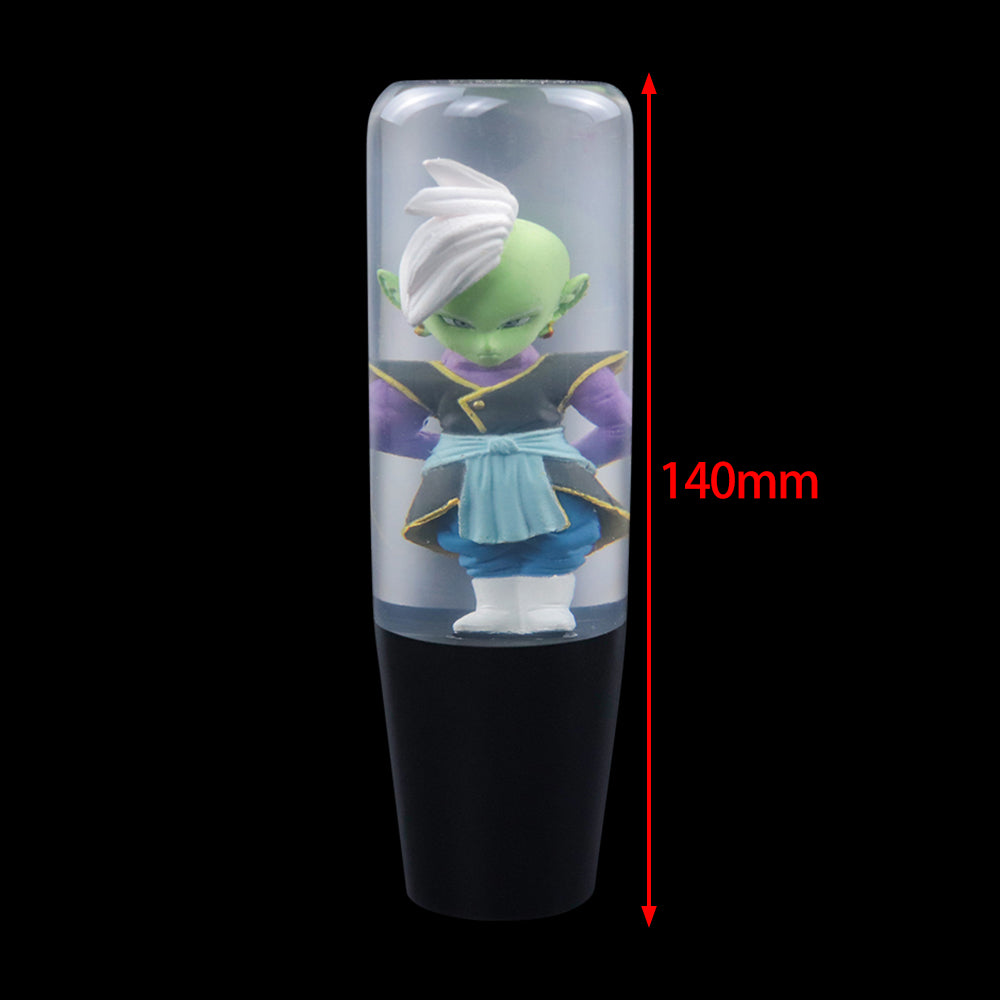 Brand New Universal Anime Dragon Ball Z Character Crystal Clear Stick Car Manual Gear Shift Knob Shifter Lever Cover