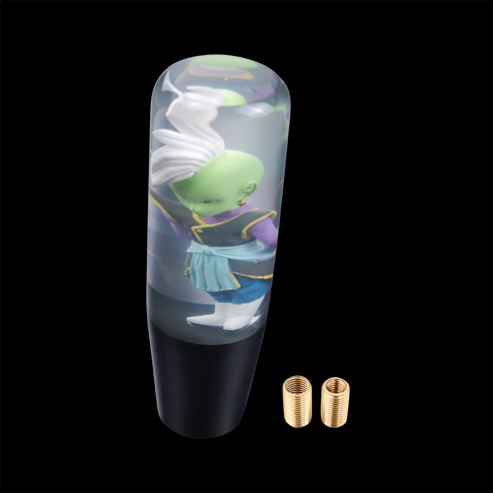 Brand New Universal Anime Dragon Ball Z Character Crystal Clear Stick Car Manual Gear Shift Knob Shifter Lever Cover
