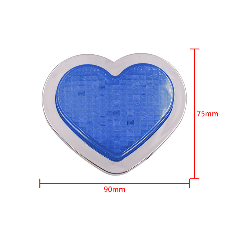 BRAND NEW 2PCS Blue Heart Shaped Side Marker / Accessory / Led Light / Turn Signal