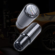 Load image into Gallery viewer, Brand New Universal Mugen Black Real Carbon Fiber Racing Gear Stick Shift Knob For MT Manual M12 M10 M8