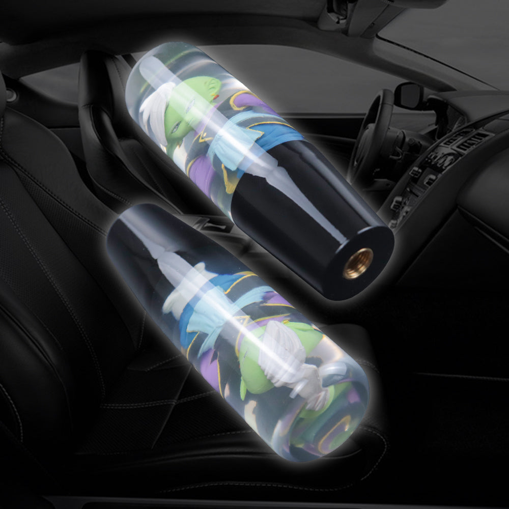 Brand New Universal Anime Dragon Ball Z Character Crystal Clear Stick Car Manual Gear Shift Knob Shifter Lever Cover