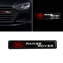 Load image into Gallery viewer, BRAND NEW 1PCS LANDROVER RANGE ROVER NEW LED LIGHT CAR FRONT GRILLE BADGE ILLUMINATED DECAL STICKER