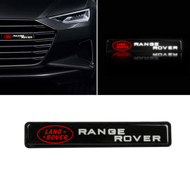BRAND NEW 1PCS LANDROVER RANGE ROVER NEW LED LIGHT CAR FRONT GRILLE BADGE ILLUMINATED DECAL STICKER