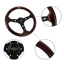 Load image into Gallery viewer, Brand New 350mm 14&quot; Universal JDM SPOON SPORTS Red Real Carbon Fiber Steering Wheel