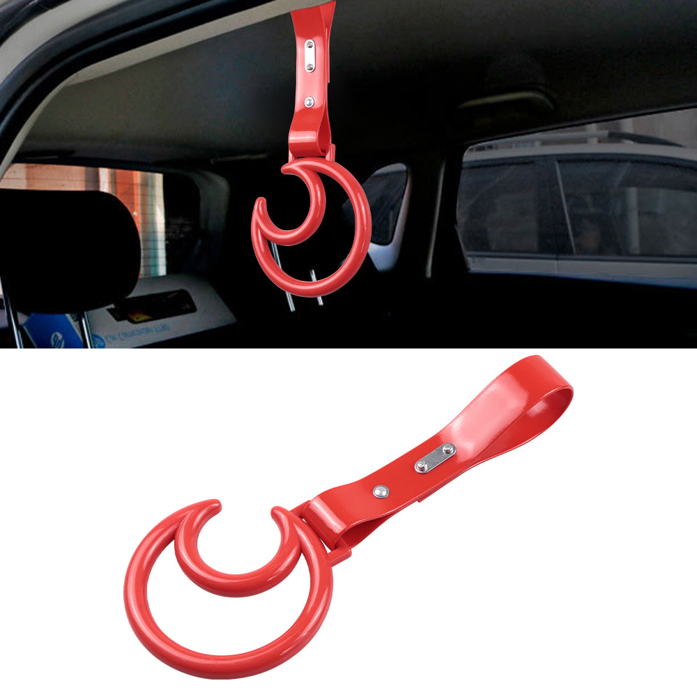 Brand New Moon Red JDM TSURIKAWA Ring Subway Train Bus Red Handle Strap Charm Drift