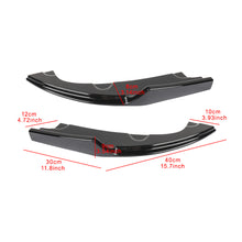 Load image into Gallery viewer, BRAND NEW 2016-2021 Honda Civic 4DR 2PCS Carbon Fiber Look Rear Side Diffuser Bumper Lip Kit