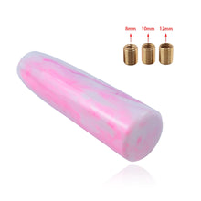 Load image into Gallery viewer, Brand New 12CM Universal Pearl Long Pink Stick Manual Car Gear Shift Knob Shifter M8 M10 M12