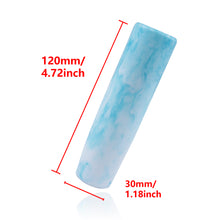 Load image into Gallery viewer, Brand New 12CM Universal Pearl Long White / Teal Stick Manual Car Gear Shift Knob Shifter M8 M10 M12