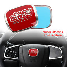 Load image into Gallery viewer, Brand New Red Mugen Steering Wheel JDM Emblem For Honda