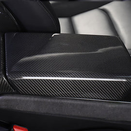 Brand New Real Carbon Fiber Center Console Armrest Box Cover For 2017-2025 Tesla Model 3 & Model Y