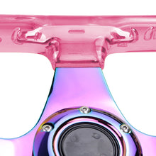 Load image into Gallery viewer, Brand New JDM Universal 6-Hole 326mm Vip Pink Crystal Bubble Neo Spoke Steering Wheel