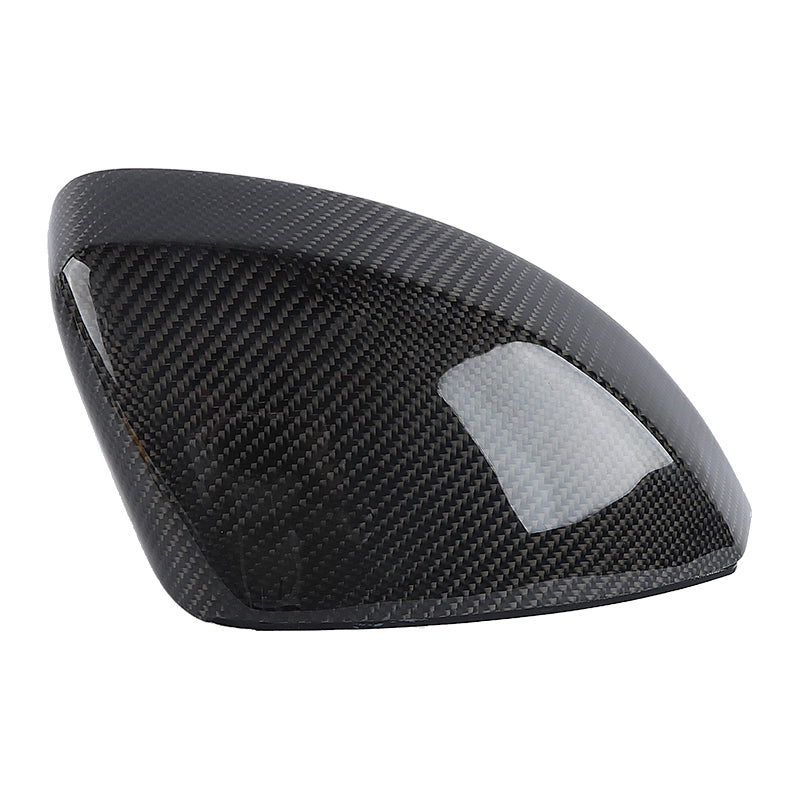 Brand New Audi A3 2015-2021 Real Carbon Fiber Side View Mirror Cover Replacement Caps Fits Without Lane Assist