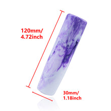 Load image into Gallery viewer, Brand New 12CM Universal Pearl Long WH/PU Stick Manual Car Gear Shift Knob Shifter M8 M10 M12