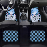 Brand New 4PCS UNIVERSAL ANIME HENTAI Racing Fabric Car Floor Mats Interior Carpets