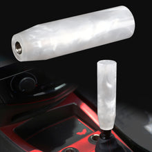 Load image into Gallery viewer, Brand New Universal White Pearl Long Stick Manual Car Gear Shift Knob Shifter M8 M10 M12