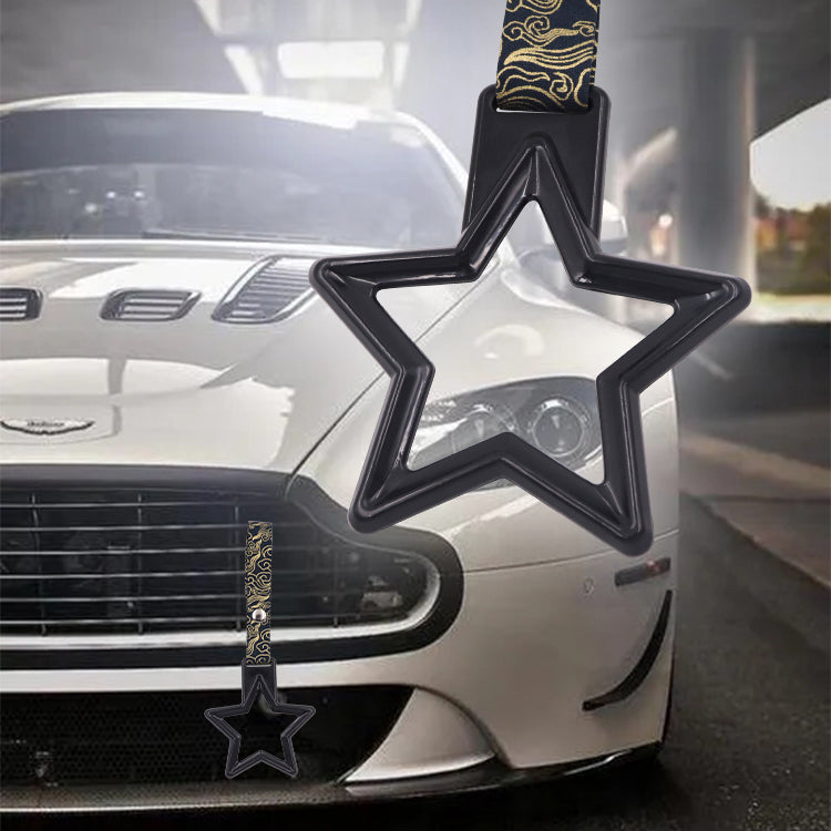 Brand New Star Black JDM TSURIKAWA Subway Bus Handle Strap Charm Drift