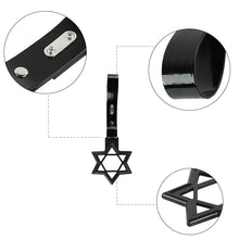 Load image into Gallery viewer, Brand New Hexagram Shaped Black JDM TSURIKAWA Subway Bus Black Handle Strap Charm Drift