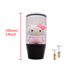 Load image into Gallery viewer, Brand New Universal Hello Kitty Character Crystal Clear Stick Car Manual Gear Shift Knob Shifter Lever Cover