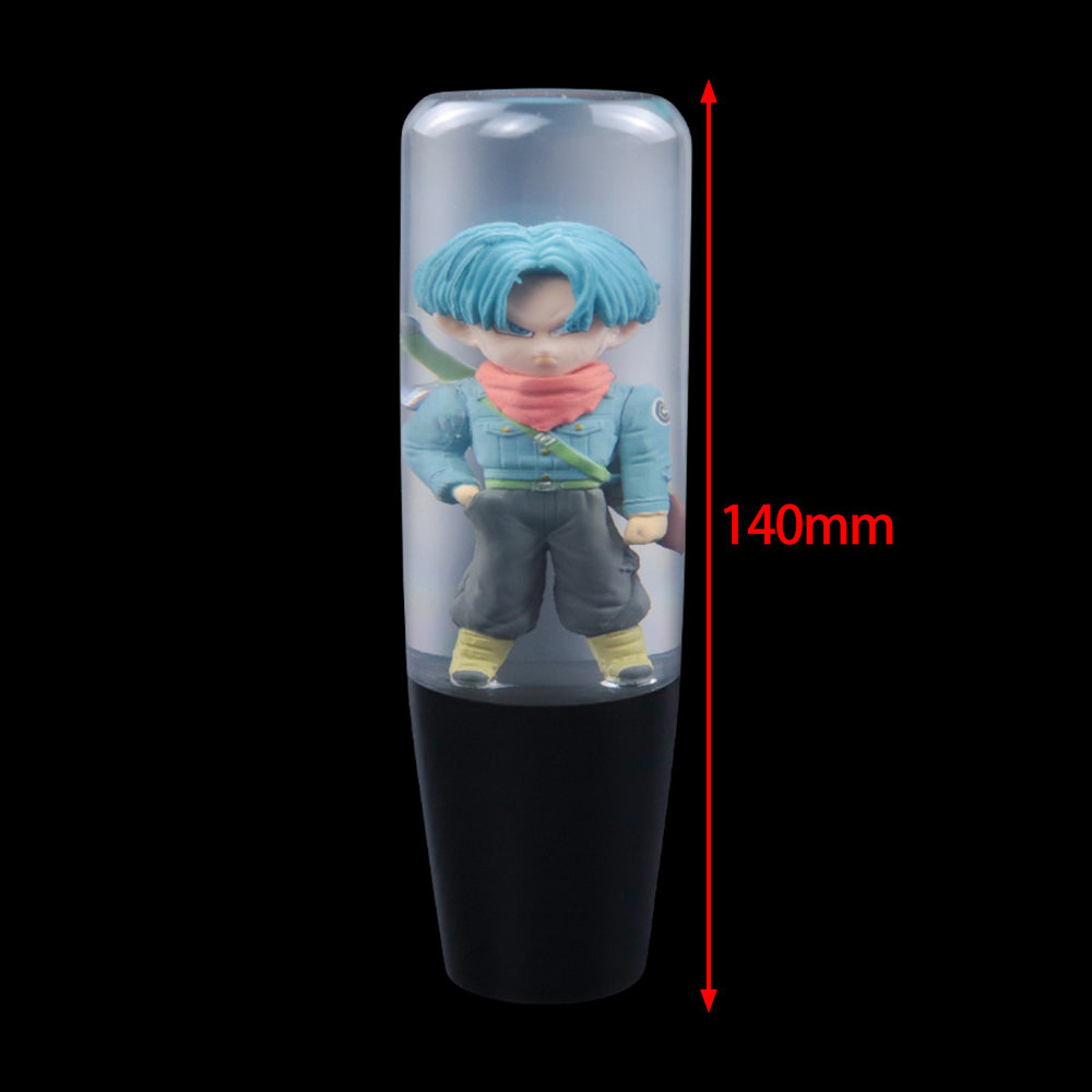 Brand New Universal Anime Dragon Ball Z Character Crystal Clear Stick Car Manual Gear Shift Knob Shifter Lever Cover