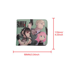 Load image into Gallery viewer, Brand New Unisex SPY X Family Anya Forger Anime Purse Short Bifold Fashion Leather Wallet