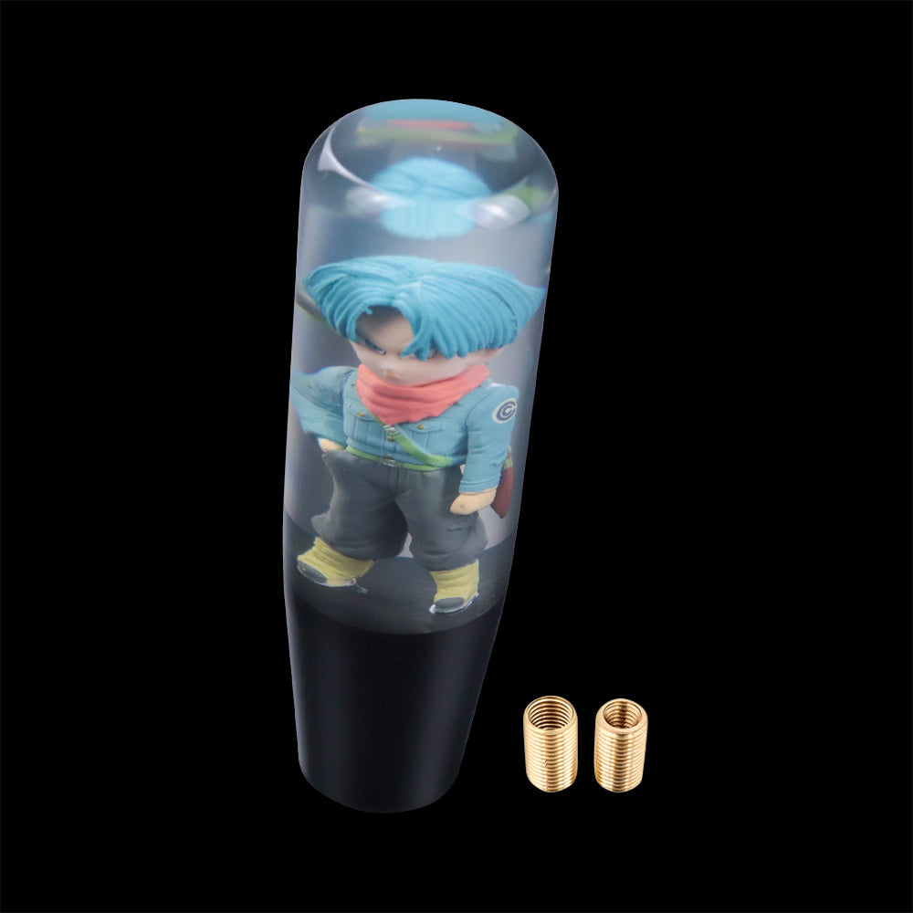 Brand New Universal Anime Dragon Ball Z Character Crystal Clear Stick Car Manual Gear Shift Knob Shifter Lever Cover