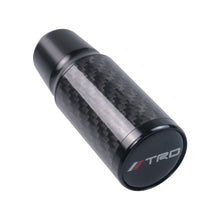 Load image into Gallery viewer, Brand New Universal TRD Black Real Carbon Fiber Racing Gear Stick Shift Knob For MT Manual M12 M10 M8