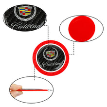 Load image into Gallery viewer, Brand New 2PCS Cadillac Real Carbon Fiber Car Cup Holder Pad Water Cup Slot Non-Slip Mat Universal