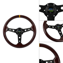 Load image into Gallery viewer, Brand New 350mm 14&quot; Universal JDM SPOON SPORTS Red Real Carbon Fiber Steering Wheel