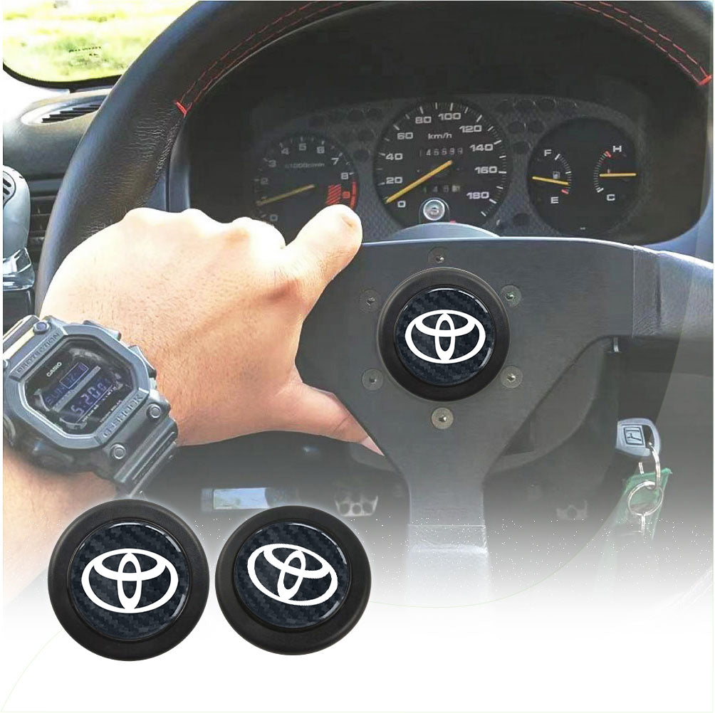 Brand New Universal Toyota Car Horn Button Black Steering Wheel Horn Button Center Cap