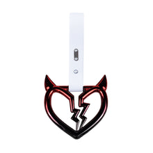 Load image into Gallery viewer, Brand New Devil Broken Heart Shaped Rainbow JDM TSURIKAWA Subway Bus White Handle Strap Charm Drift