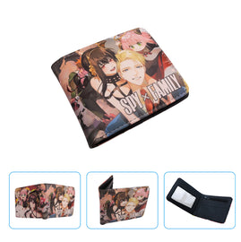 Brand New Unisex SPY X Family Anya Forger Anime Purse Short Bifold Fashion Leather Wallet