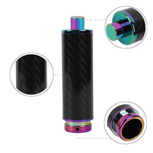 Load image into Gallery viewer, BRAND NEW UNIVERSAL 1PCS JDM Real Carbon Fiber Car Aluminum Neo Chrome Handle Hand Brake Sleeve Protector Fitment Cover