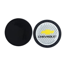 Load image into Gallery viewer, Brand New 2PCS Chevrolet Real Carbon Fiber Car Cup Holder Pad Water Cup Slot Non-Slip Mat Universal