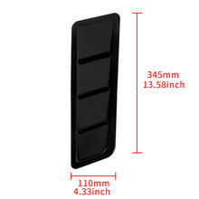 Load image into Gallery viewer, BRAND NEW UNIVERSAL 2PCS Glossy Black Car Hood Vent Scoop Louver Bonnet Vent Air Flow