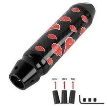 Load image into Gallery viewer, Brand New Naruto Akatsuki Cloud Universal Real Carbon Fiber Black Aluminum Automatic Transmission Racing Gear Shift Knob