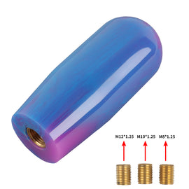 Brand New JDM Universal JDM Blue 10CM Marble Style Stick Manual Gear Shift Knob Shifter M8 M10 M12