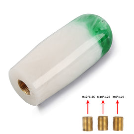 Brand New JDM Universal JDM Green 10CM Marble Style Stick Manual Gear Shift Knob Shifter M8 M10 M12
