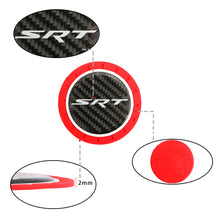 Load image into Gallery viewer, Brand New 2PCS SRT Real Carbon Fiber Car Cup Holder Pad Water Cup Slot Non-Slip Mat Universal