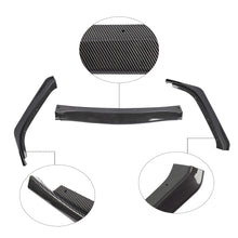 Load image into Gallery viewer, Brand New 3PCS 2013-2015 Honda Civic 4dr Sedan Carbon Fiber Front Bumper Lip Kit