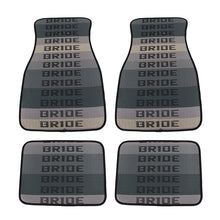 Load image into Gallery viewer, Brand New 4PCS UNIVERSAL BRIDE Racing Fabric Car Floor Mats Interior Carpets