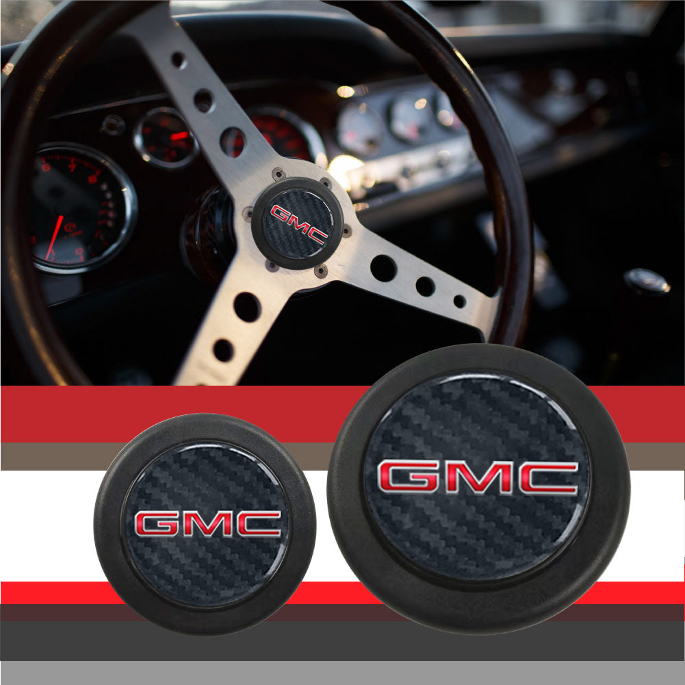 Brand New Universal GMC Car Horn Button Black Steering Wheel Horn Button Center Cap