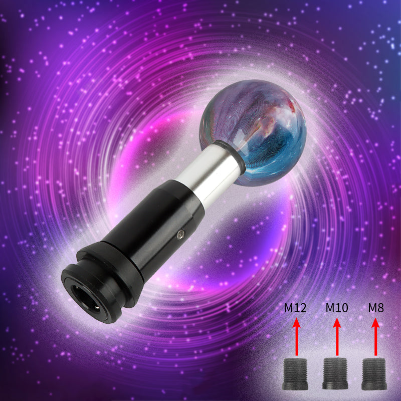 Brand New Star Galaxy Round Ball Aluminum Automatic Transmission Car Gear Shift Knob Shifter level