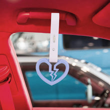 Load image into Gallery viewer, Brand New Broken Heart Light Blue JDM TSURIKAWA Ring Subway Train Bus Handle Strap Charm Drift
