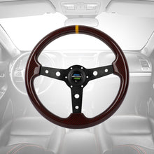 Load image into Gallery viewer, Brand New 350mm 14&quot; Universal JDM SPOON SPORTS Red Real Carbon Fiber Steering Wheel