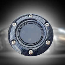 Load image into Gallery viewer, BRAND NEW UNIVERSAL CARBON FIBER CAR HORN BUTTON STEERING WHEEL CENTER CAP