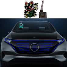 Load image into Gallery viewer, BRAND NEW UNIVERSAL FORTUNE CAT TURBO JDM Glow Panel Electric Lamp Interior LED Light Sticker Window Flashing