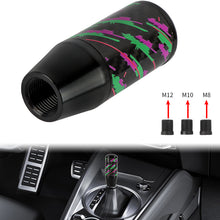 Load image into Gallery viewer, Brand New 9CM HKS Style Universal Black Carbon Fiber Manual Gear Stick Shift Knob Lever Shifter M8 M10 M12