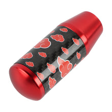 Load image into Gallery viewer, Brand New 9CM Universal Naruto Akatsuki Cloud Red Carbon Fiber Manual Gear Stick Shift Knob Lever Shifter M12 M10 M8